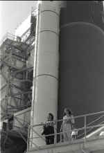 1986 mcauliffe on pad.jpg (40849 octets)